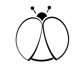 The House of Ninha ladybird emblem