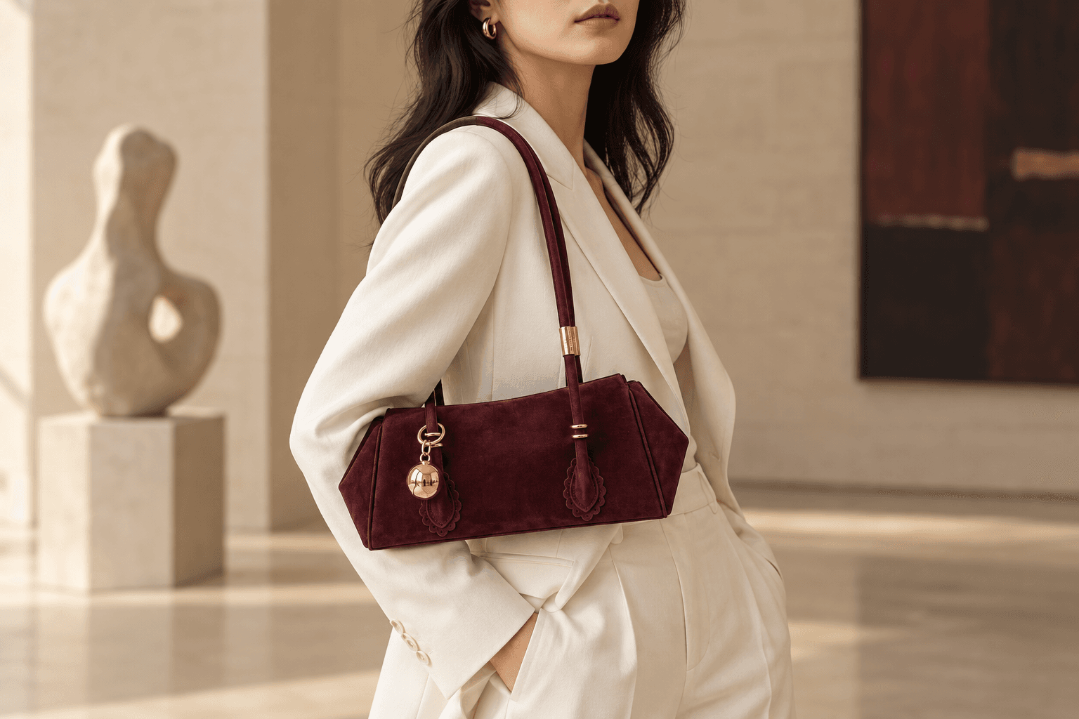 Sleek Shoulder styled for everyday life